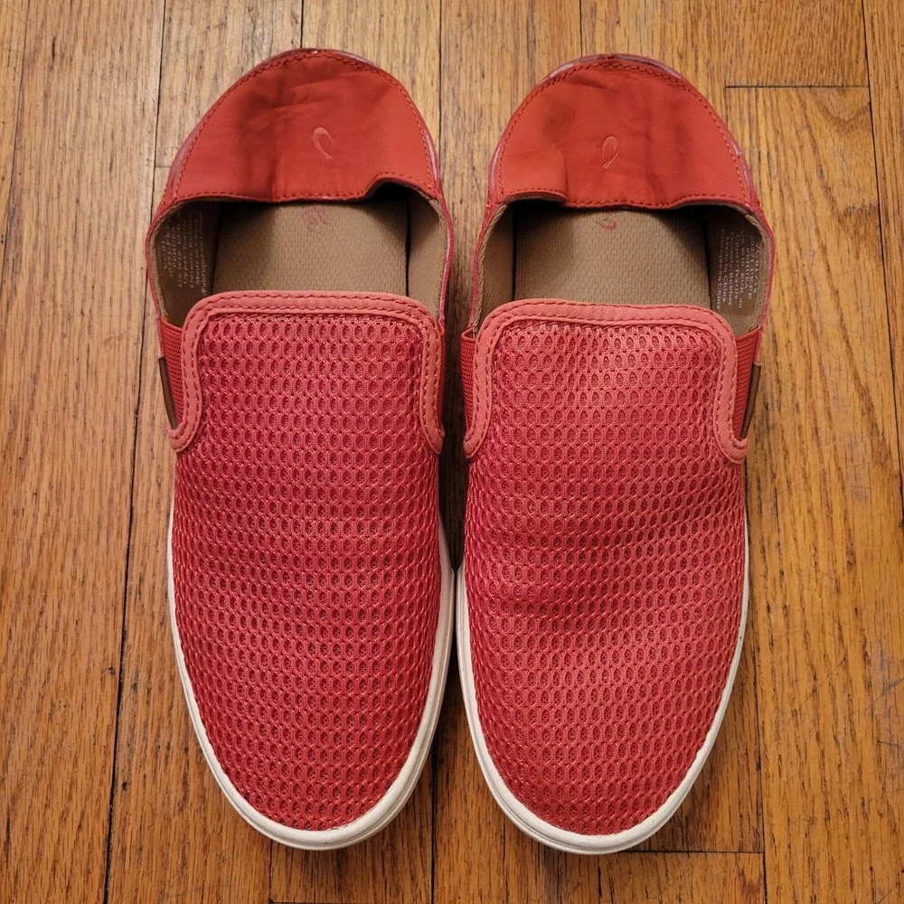 OluKai 10 Slip‎ On Coral Mesh Breathable Convertible Drop In Heel PEHUEA Coastal